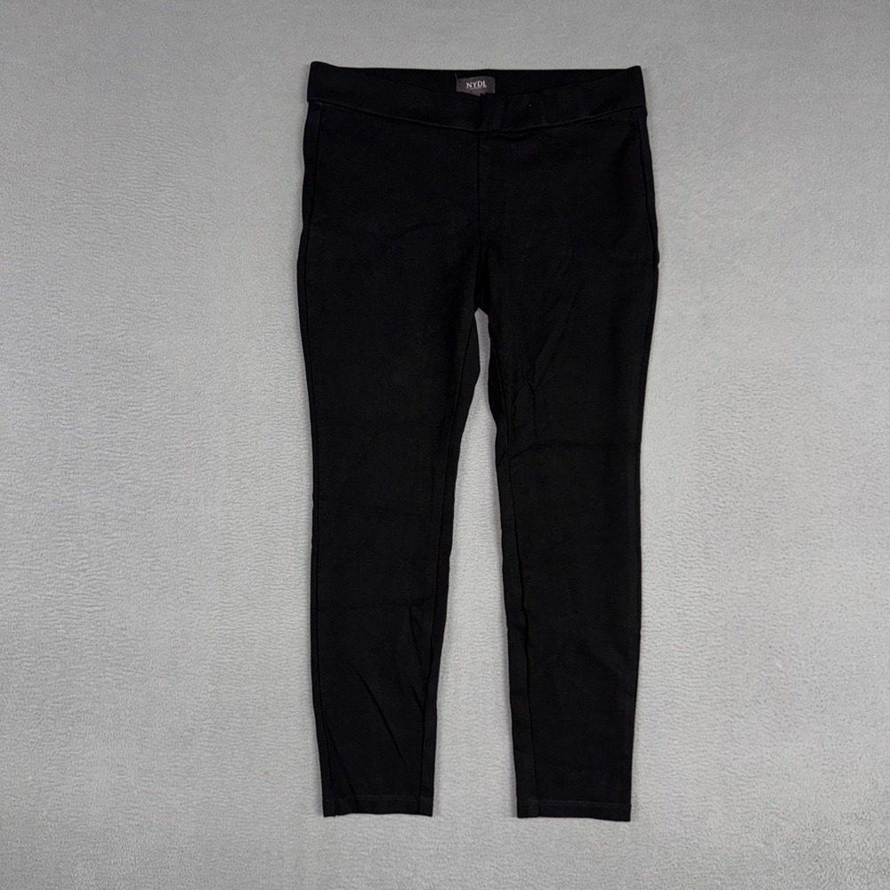 NYDJ Womens 6P Black Ponte Leggings Lift Tuck Stretch Pull On Slim Trousers